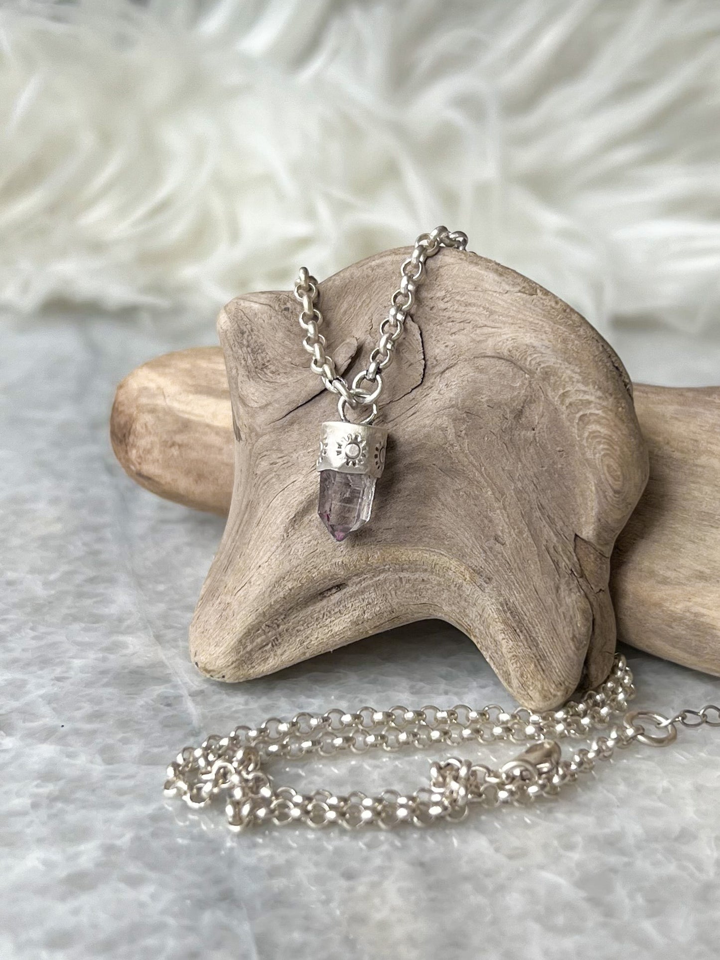 Vera cruz amethyst necklace