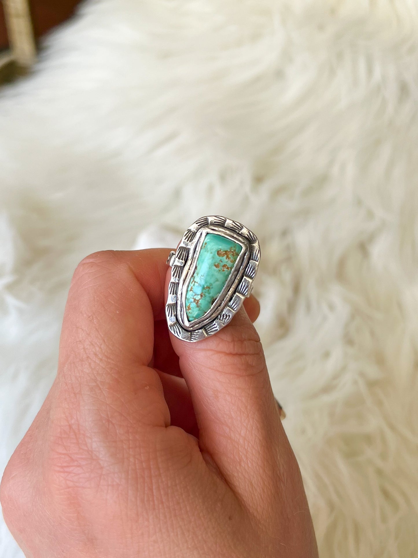 Carico Lake Turquoise Ring
