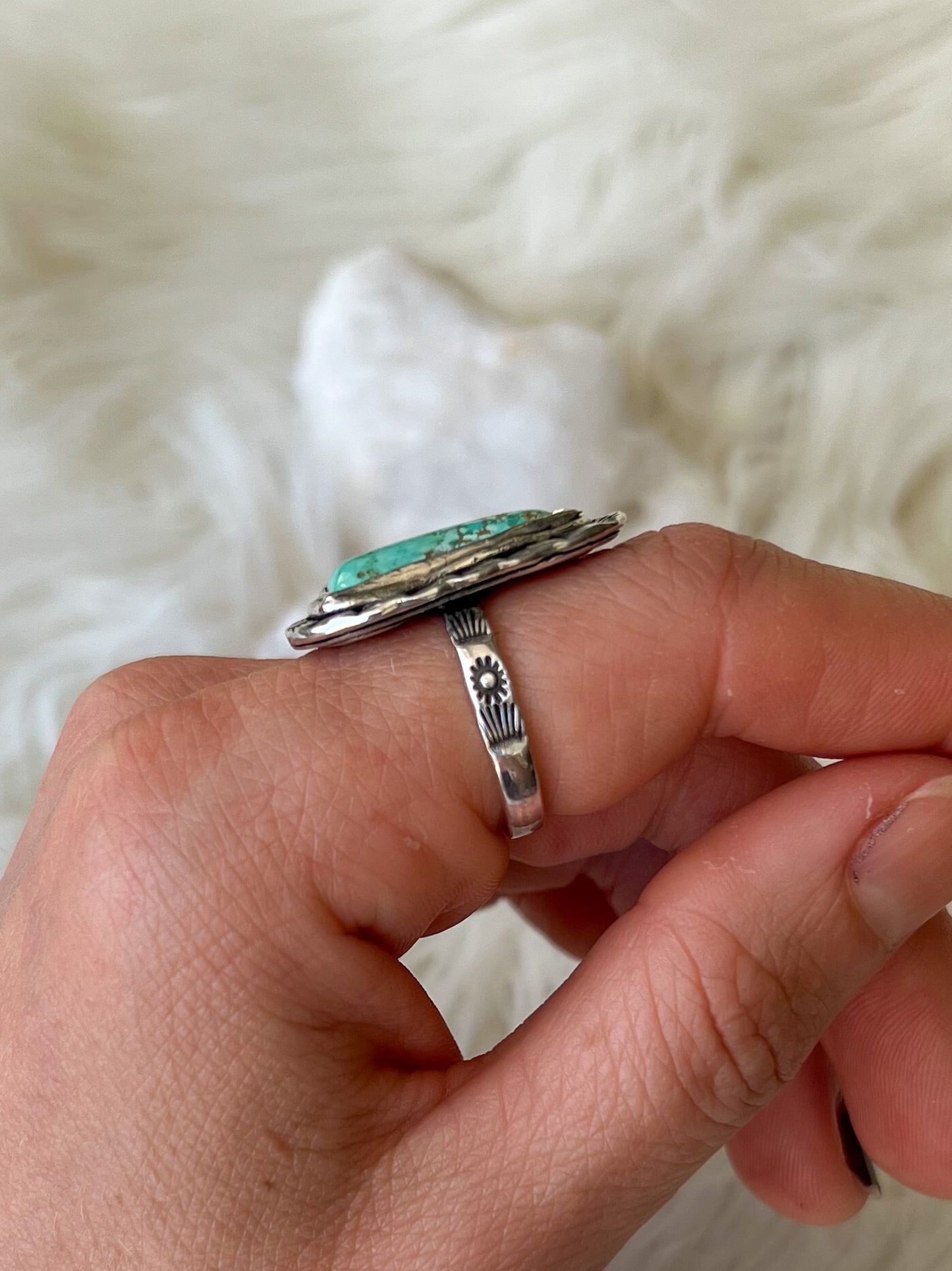 Carico Lake Turquoise Ring