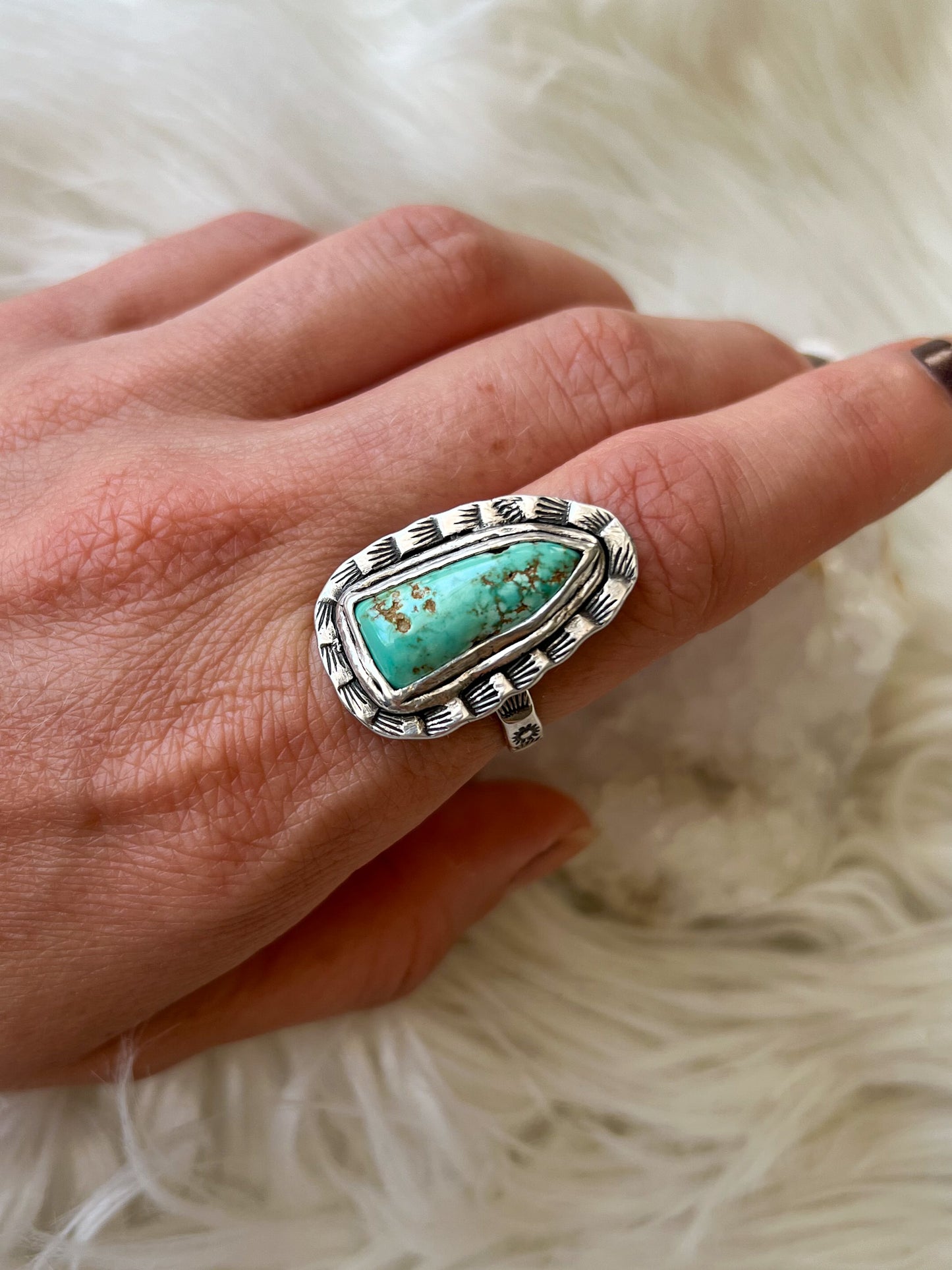 Carico Lake Turquoise Ring